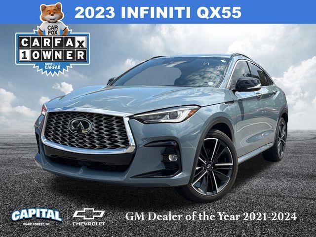 used 2023 INFINITI QX55 car, priced at $35,500