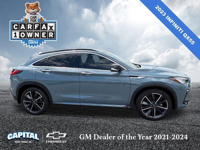 used 2023 INFINITI QX55 car, priced at $36,000