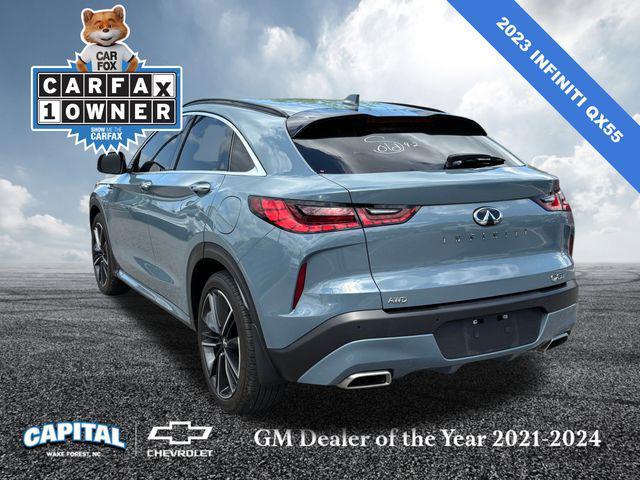 used 2023 INFINITI QX55 car, priced at $36,000