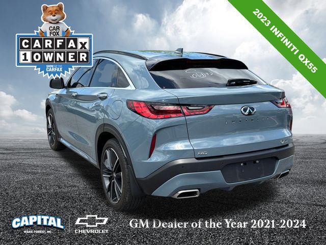 used 2023 INFINITI QX55 car, priced at $36,500