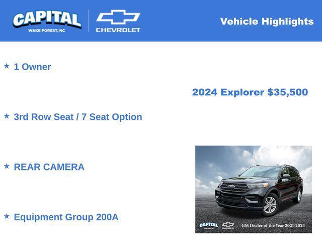 used 2024 Ford Explorer car, priced at $35,500
