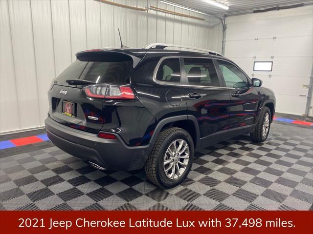 used 2021 Jeep Cherokee car, priced at $21,622