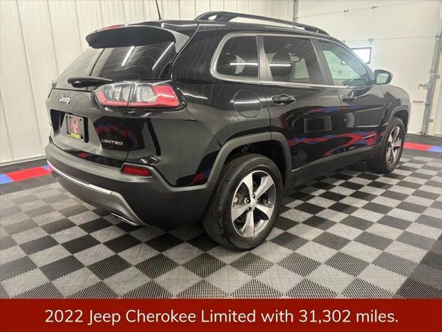used 2022 Jeep Cherokee car, priced at $26,975