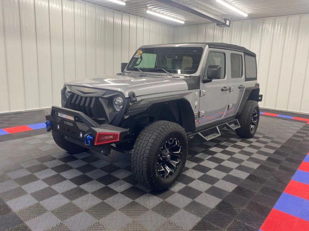 used 2018 Jeep Wrangler Unlimited car, priced at $21,555