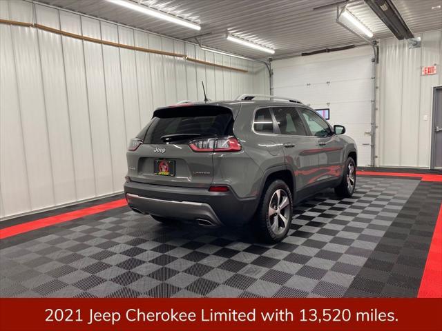 used 2021 Jeep Cherokee car, priced at $25,995