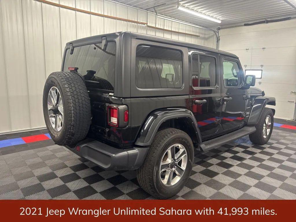used 2021 Jeep Wrangler Unlimited car, priced at $33,444
