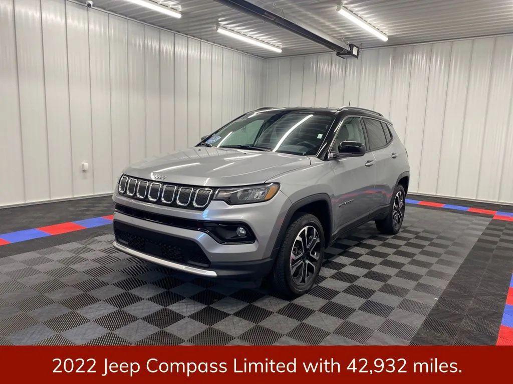used 2022 Jeep Compass car, priced at $22,333