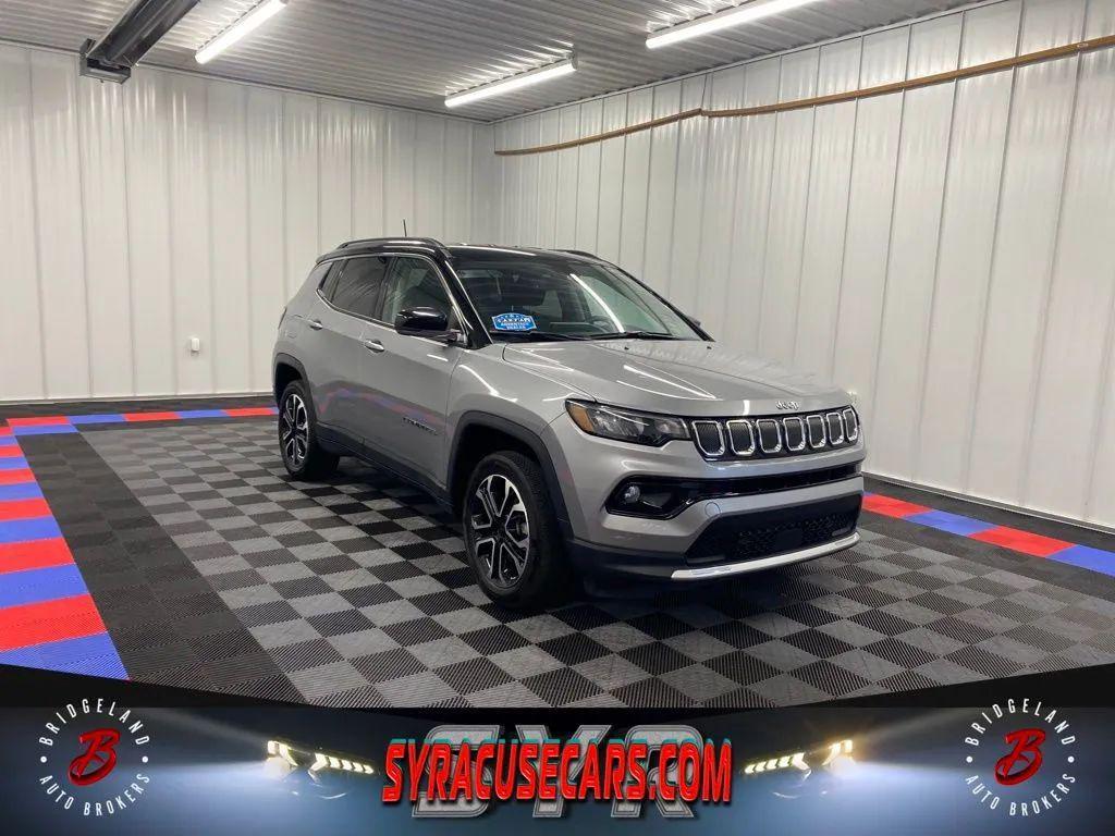 used 2022 Jeep Compass car, priced at $22,333