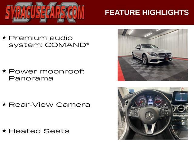 used 2017 Mercedes-Benz C-Class car, priced at $17,297