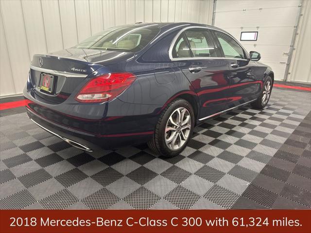 used 2018 Mercedes-Benz C-Class car, priced at $18,995