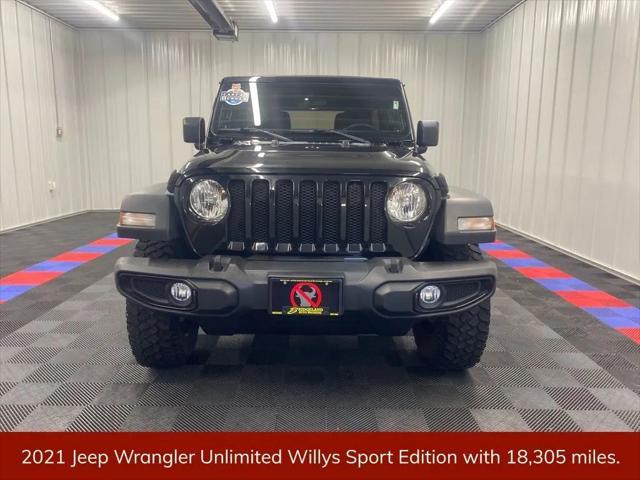 used 2021 Jeep Wrangler Unlimited car, priced at $31,222