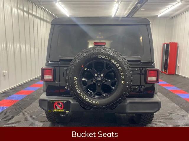 used 2021 Jeep Wrangler Unlimited car, priced at $31,222