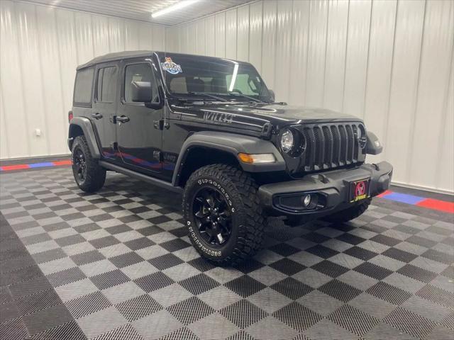 used 2021 Jeep Wrangler Unlimited car, priced at $31,222