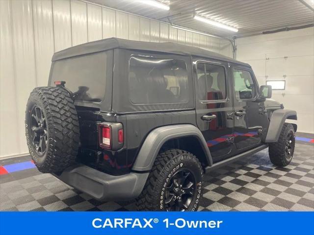 used 2021 Jeep Wrangler Unlimited car, priced at $31,222