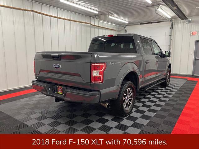 used 2018 Ford F-150 car, priced at $27,750