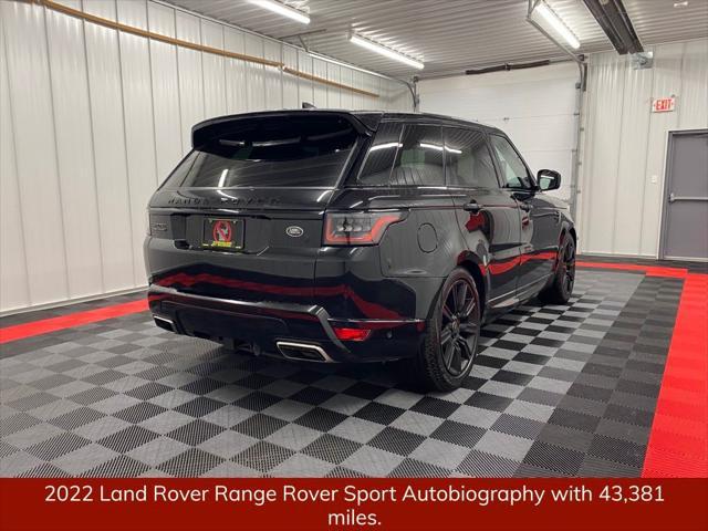 used 2022 Land Rover Range Rover Sport car, priced at $59,647