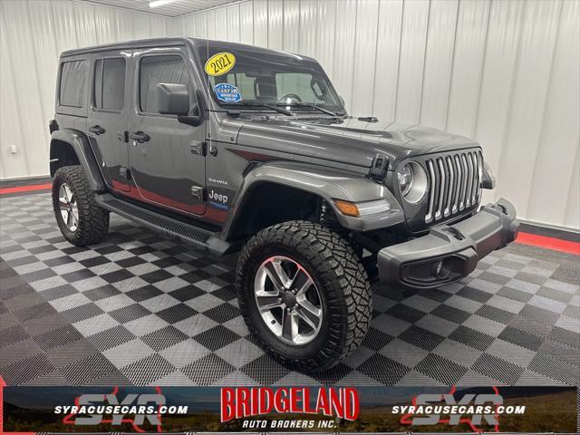 used 2021 Jeep Wrangler Unlimited car, priced at $36,225