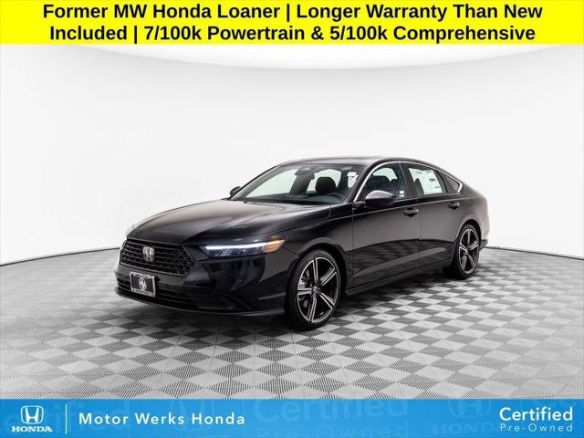 used 2024 Honda Accord Hybrid car, priced at $30,595