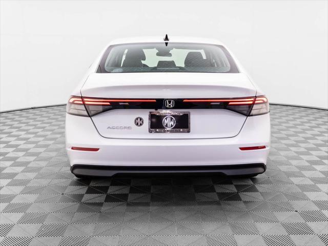 new 2025 Honda Accord car, priced at $30,705