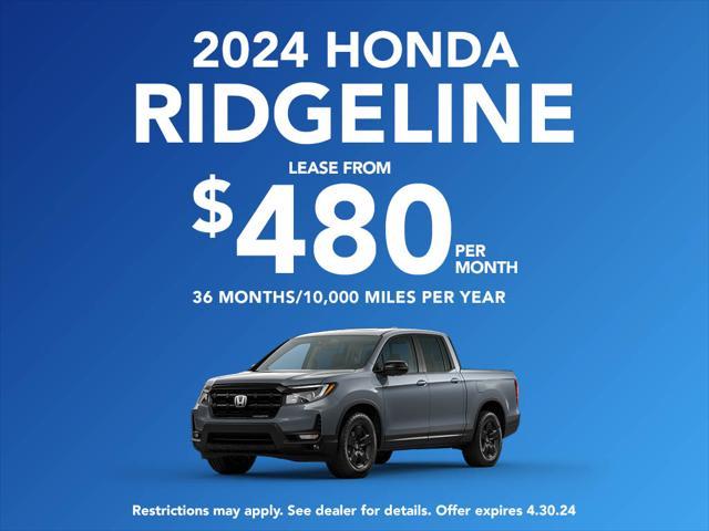 new 2024 Honda Ridgeline car, priced at $43,932