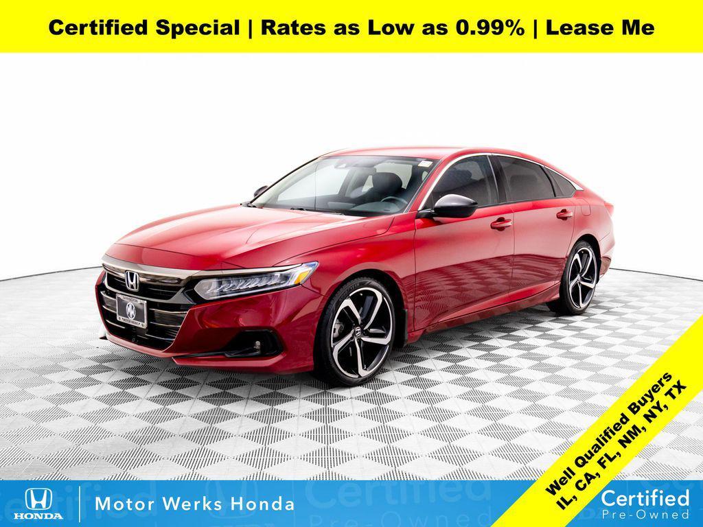 used 2021 Honda Accord car, priced at $23,395