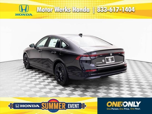 new 2025 Honda Accord car, priced at $30,274