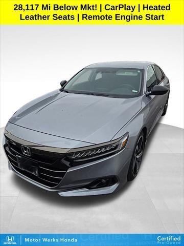 used 2021 Honda Accord car, priced at $27,101