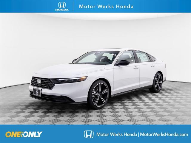 new 2024 Honda Accord Hybrid car, priced at $33,307