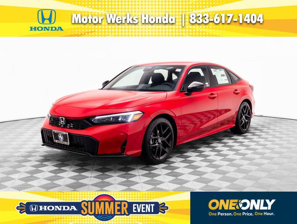 new 2026 Honda Civic car, priced at $26,495