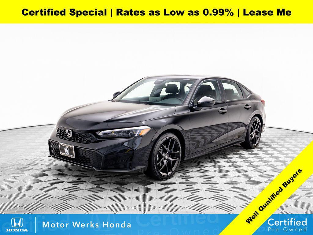 used 2025 Honda Civic Hybrid car, priced at $29,995