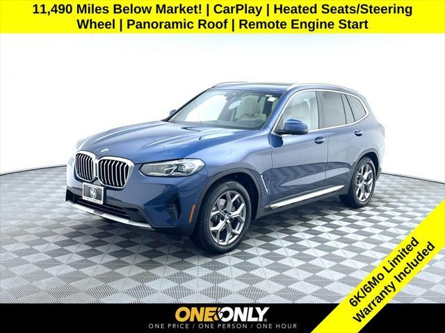 used 2022 BMW X3 car, priced at $35,995