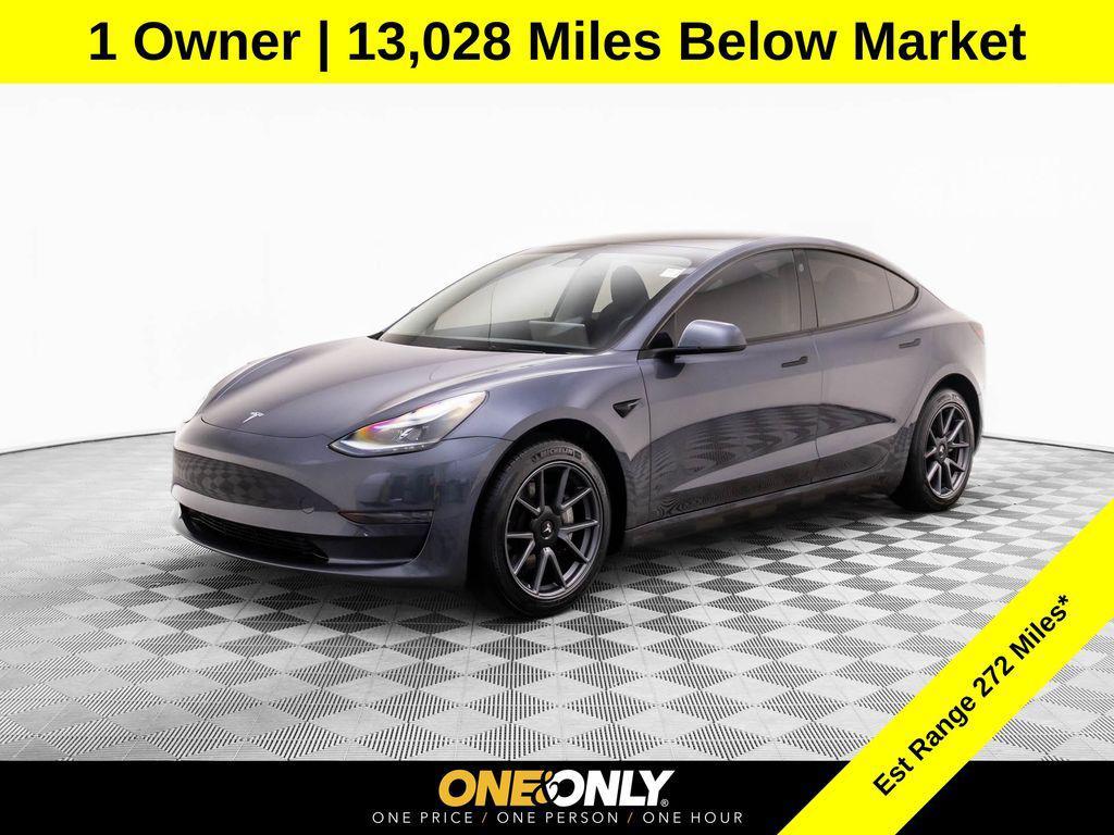 used 2023 Tesla Model 3 car, priced at $25,195