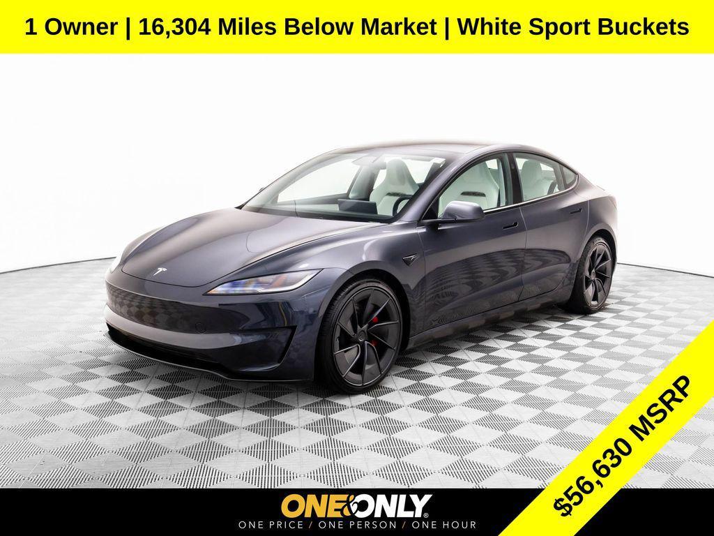 used 2024 Tesla Model 3 car, priced at $45,215