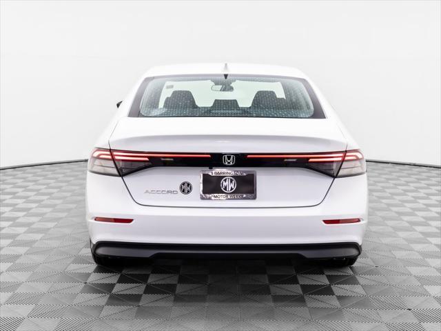 new 2024 Honda Accord car, priced at $28,886
