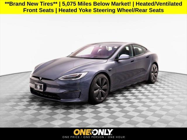 used 2022 Tesla Model S car, priced at $48,395