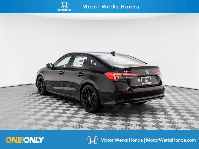 new 2025 Honda Civic car, priced at $26,366