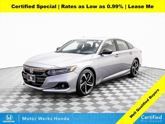 used 2022 Honda Accord Hybrid car, priced at $29,295