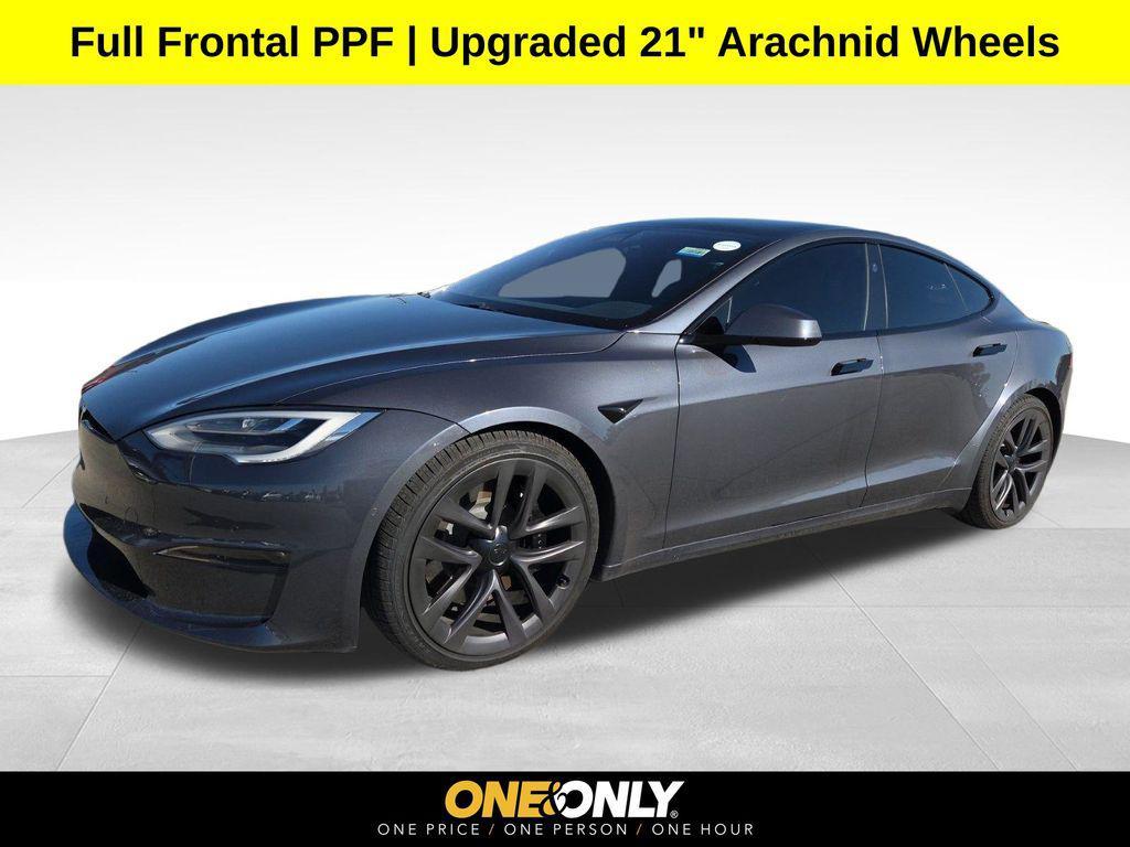 used 2021 Tesla Model S car, priced at $57,001