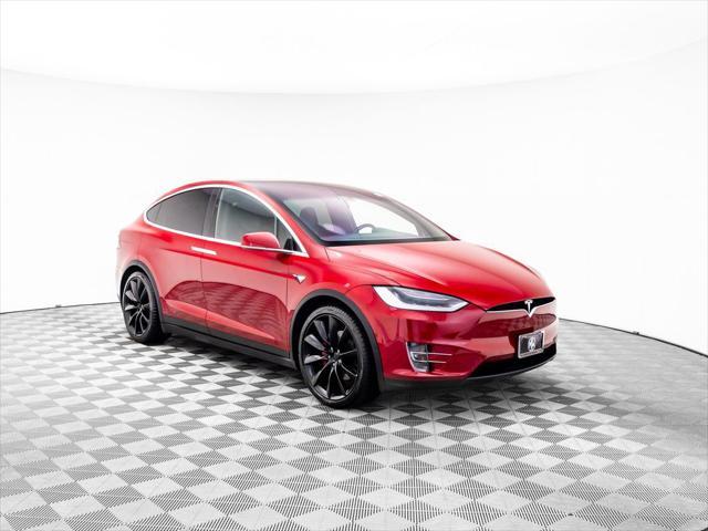 used 2018 Tesla Model X car, priced at $36,495