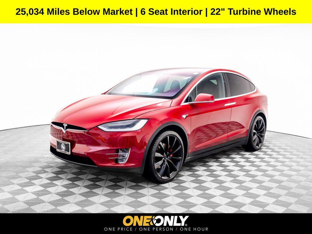 used 2018 Tesla Model X car, priced at $35,495