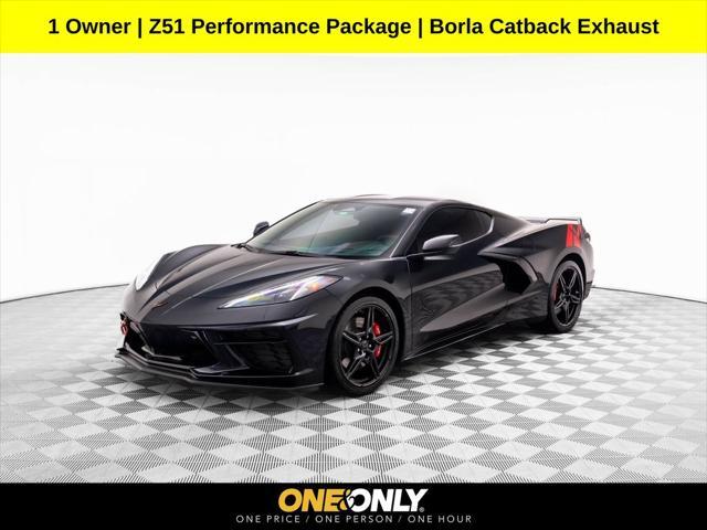 used 2024 Chevrolet Corvette car, priced at $74,495