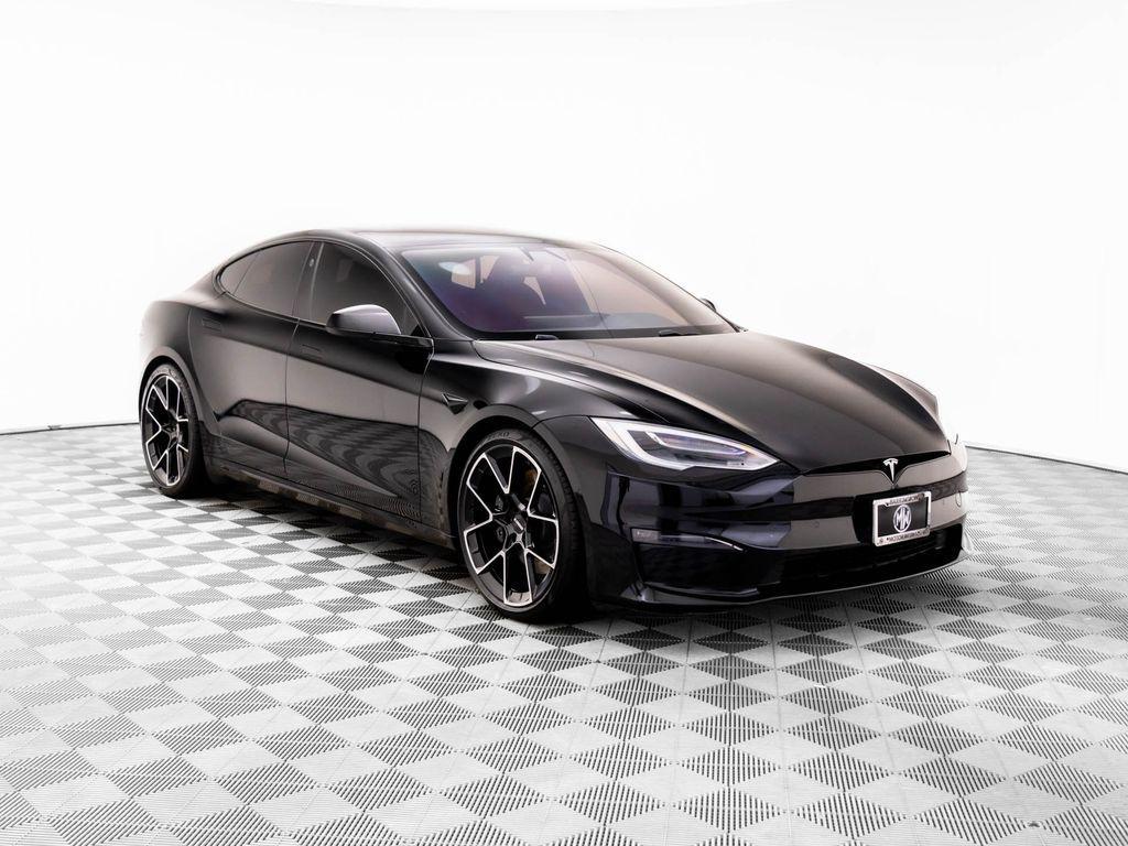 used 2021 Tesla Model S car, priced at $58,495