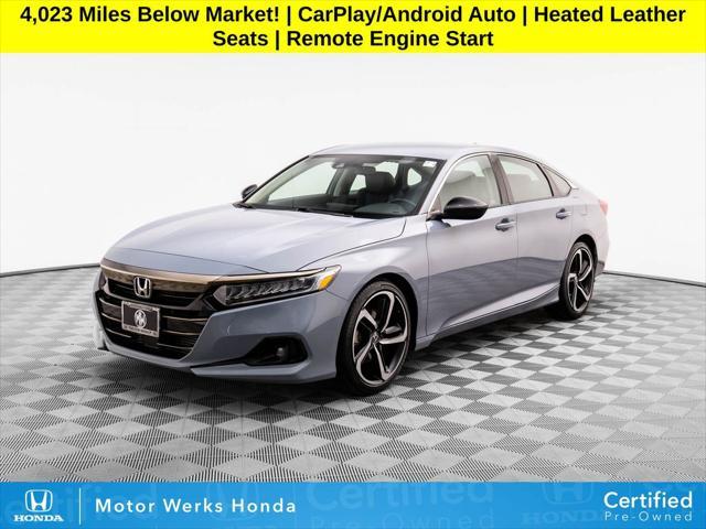 used 2021 Honda Accord car, priced at $22,995