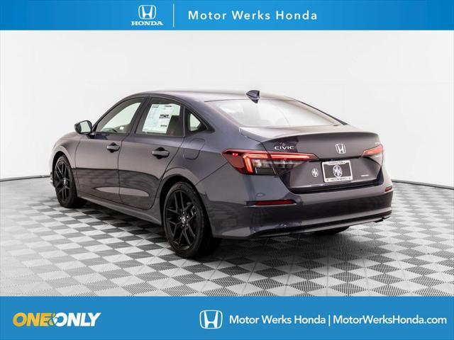 new 2025 Honda Civic Hybrid car, priced at $28,994