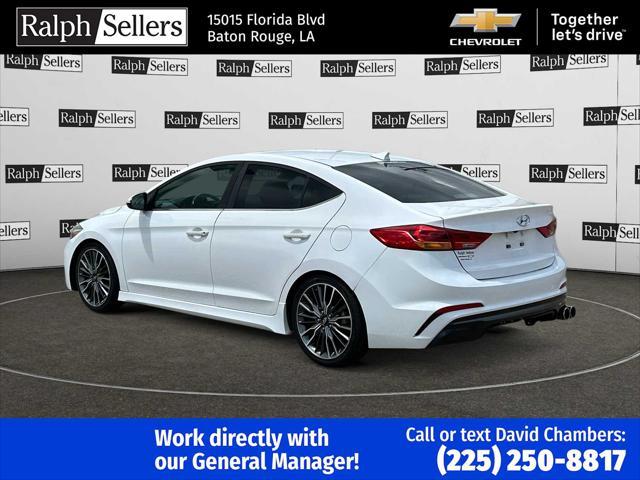 used 2018 Hyundai Elantra car, priced at $14,000