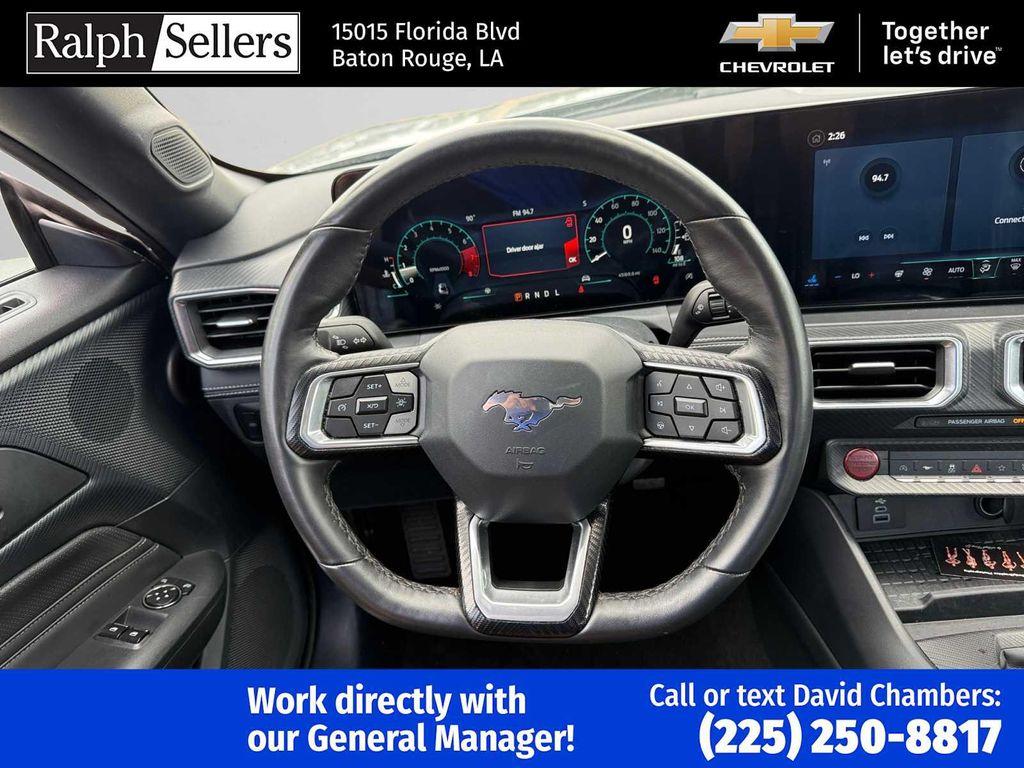 used 2024 Ford Mustang car, priced at $27,900