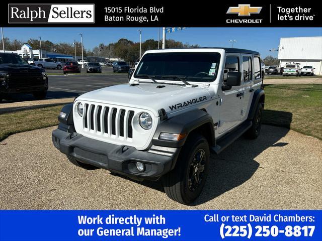used 2021 Jeep Wrangler Unlimited car, priced at $28,500