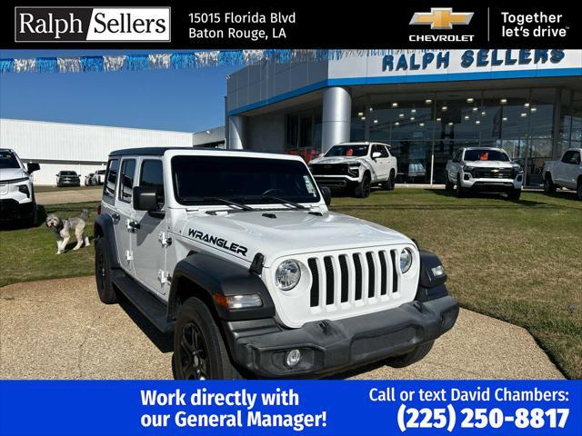 used 2021 Jeep Wrangler Unlimited car, priced at $28,500