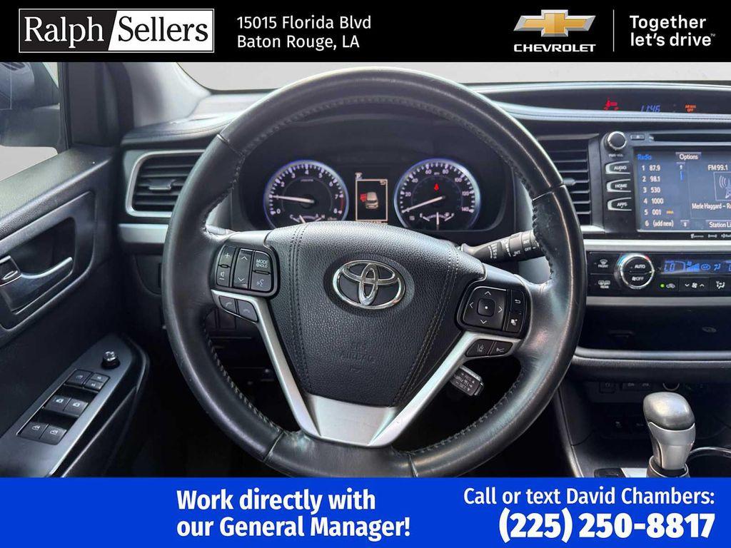 used 2017 Toyota Highlander car, priced at $17,500