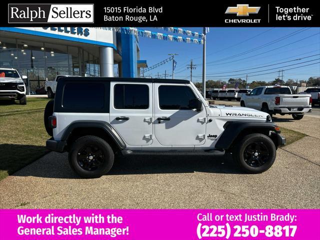 used 2021 Jeep Wrangler Unlimited car, priced at $31,500